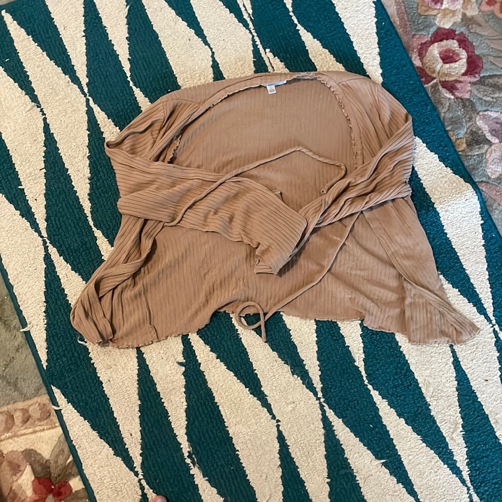 Tied cardigan
